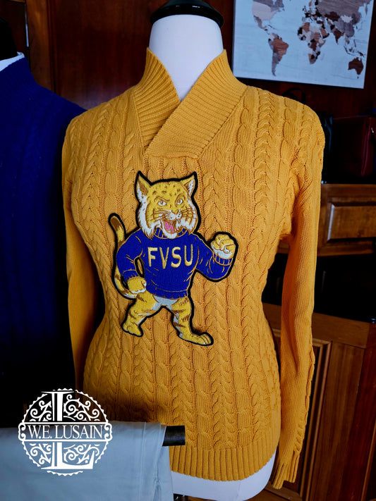 FVSU Cable Vneck (Unisex - 2 Colors)