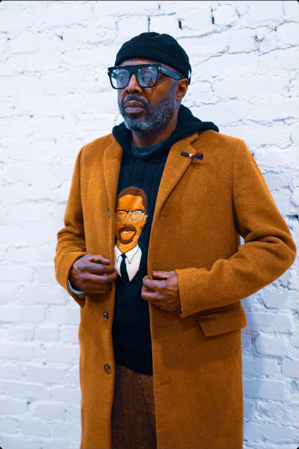 Malcolm X Cable Hoodie