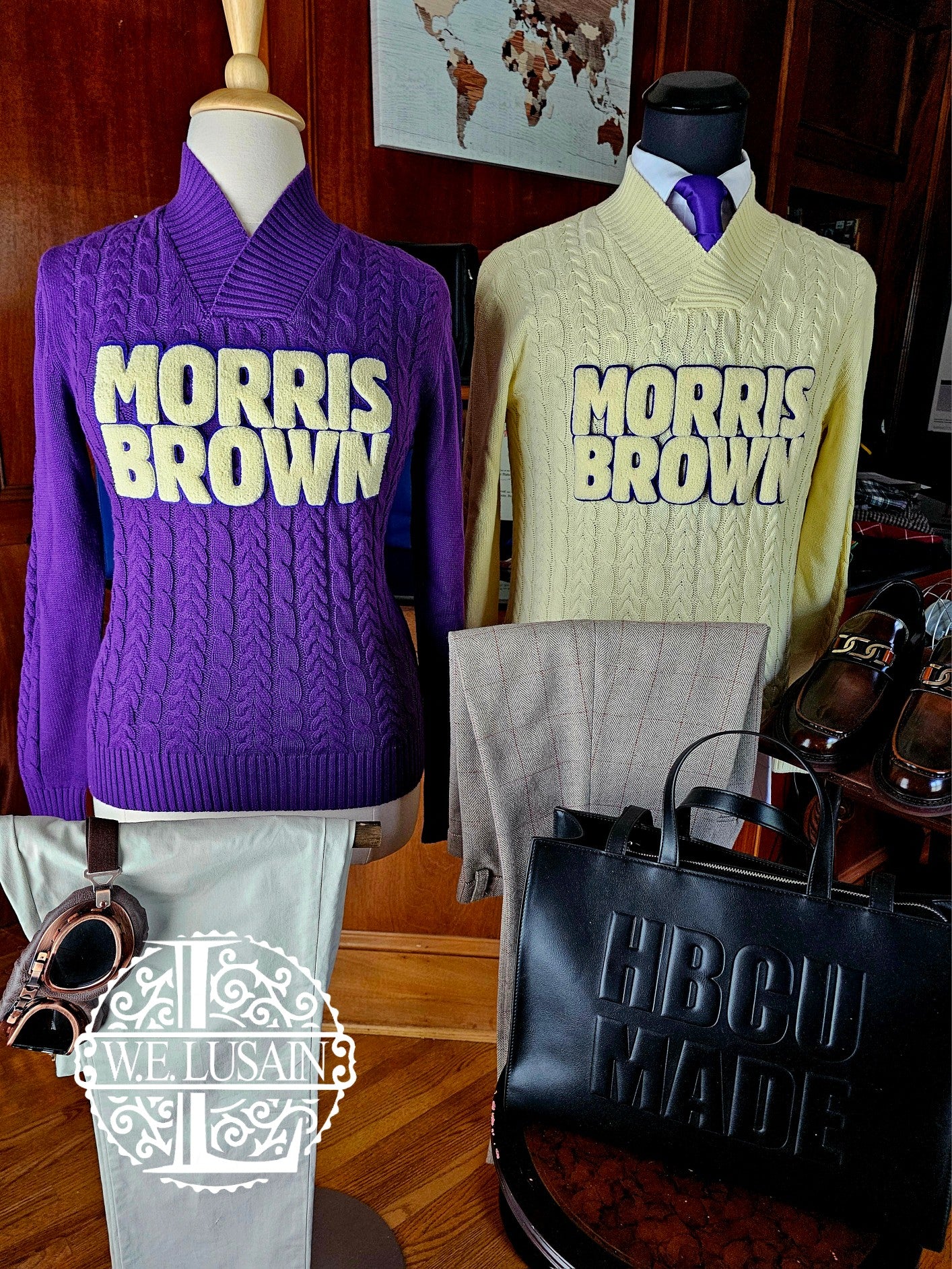 Morris Brown Vneck (Unisex)