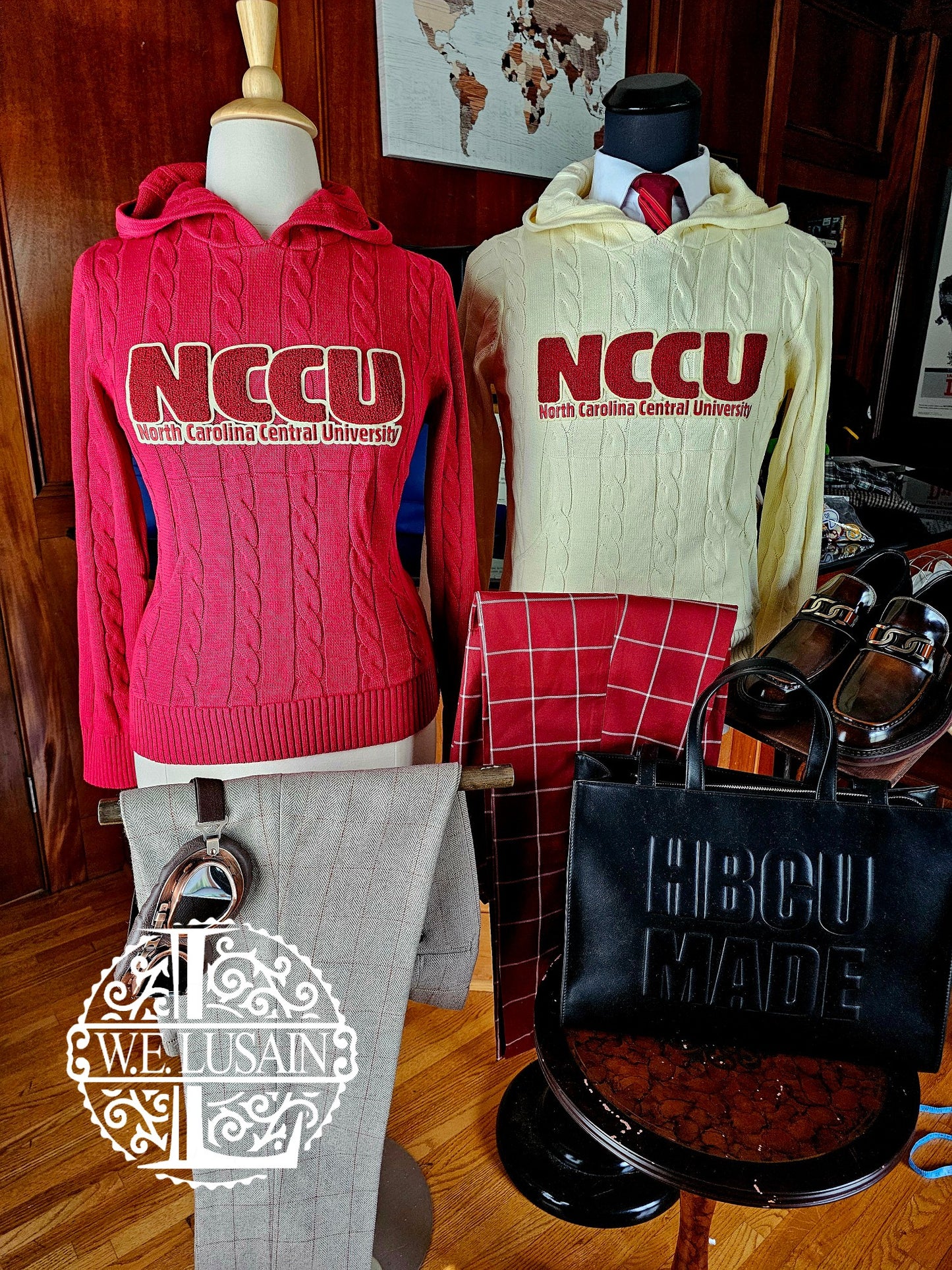 NCCU Cable Hoodie (Unisex)