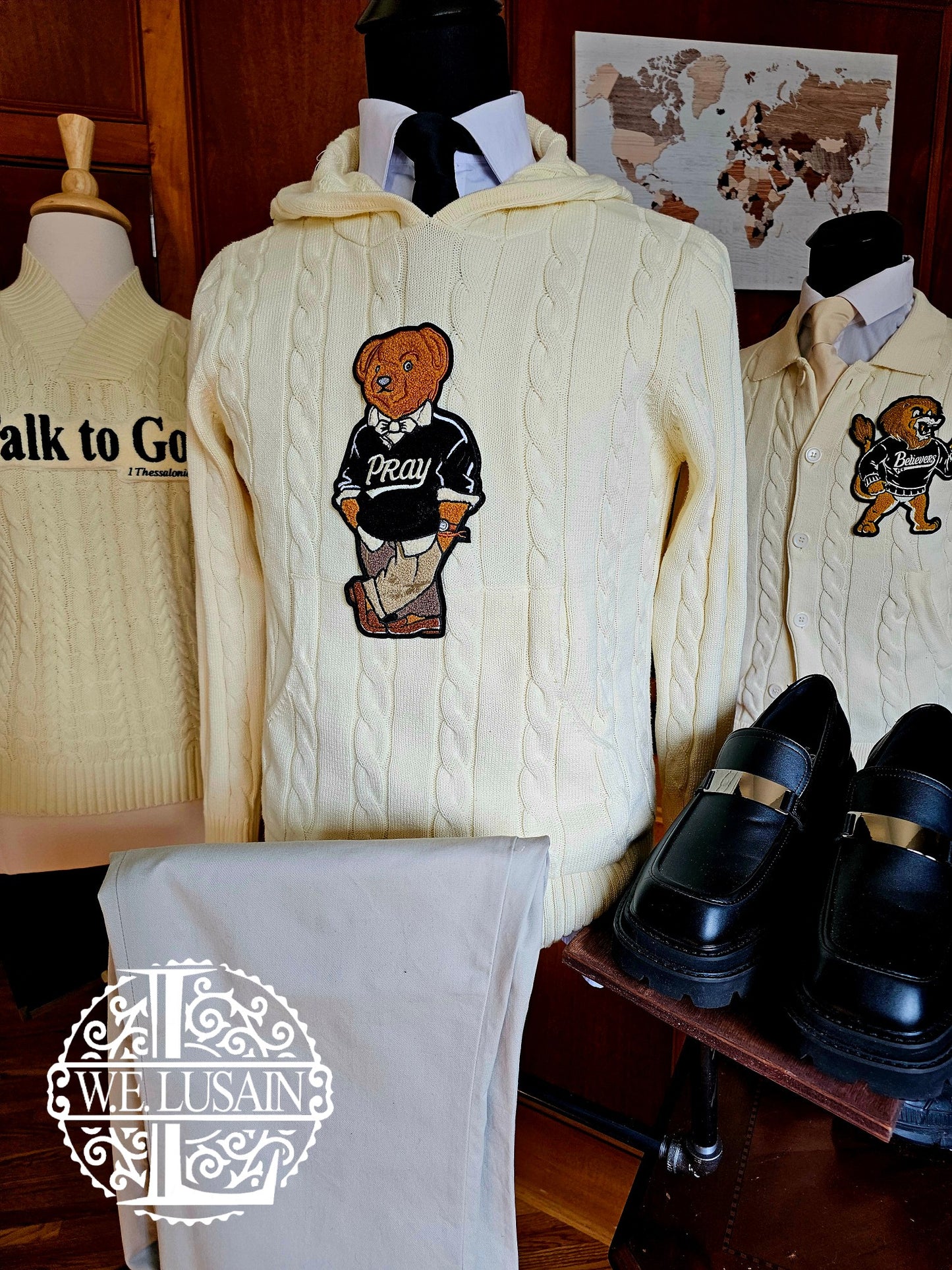 Prayer Bear (Hoodie or Tshirt)