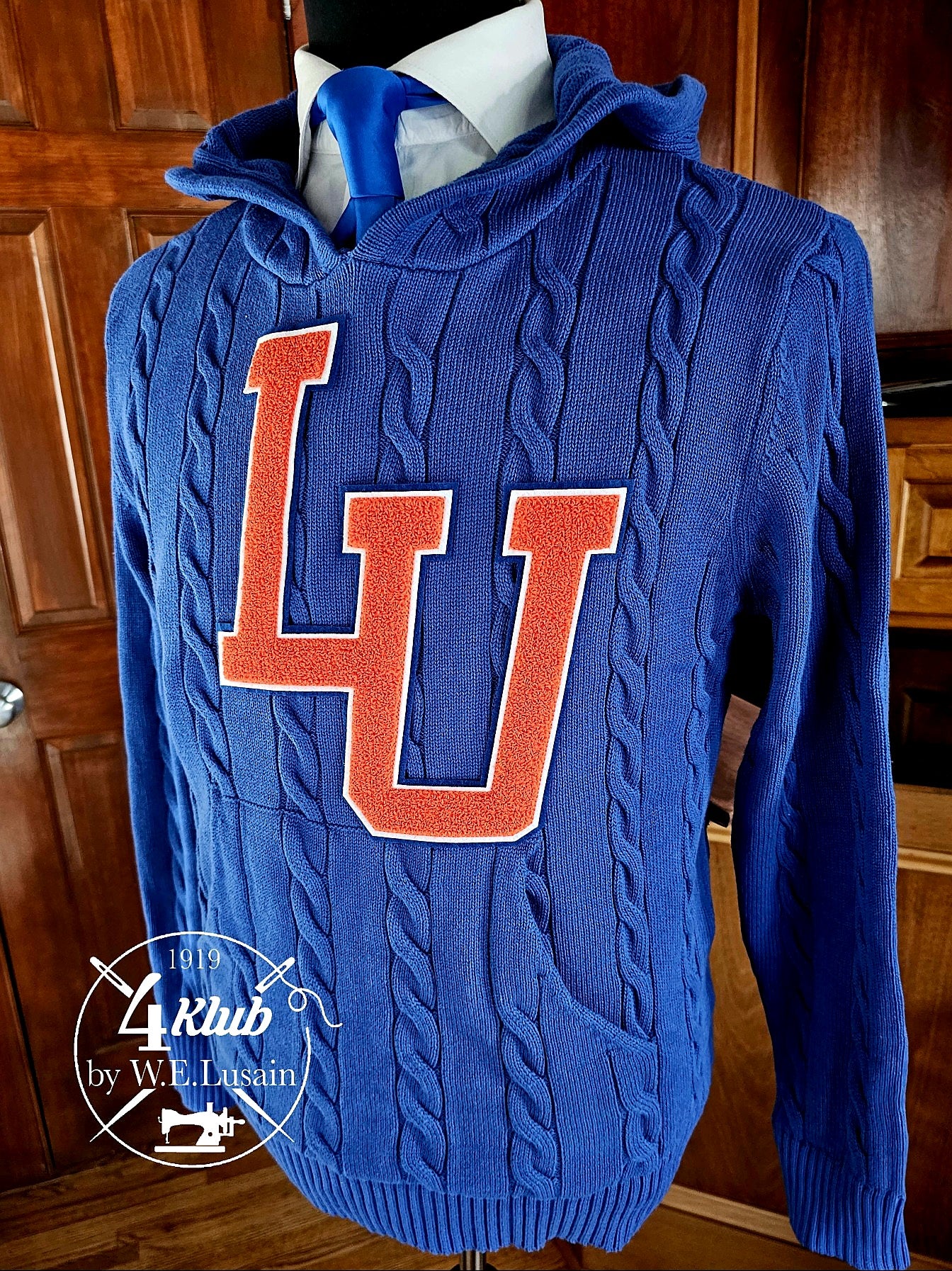 LU Cable Knit Hoodie