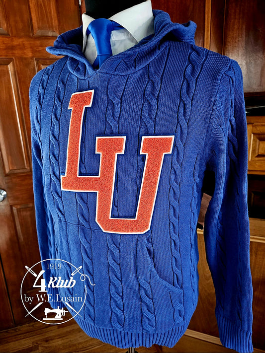 LU Cable Knit Hoodie