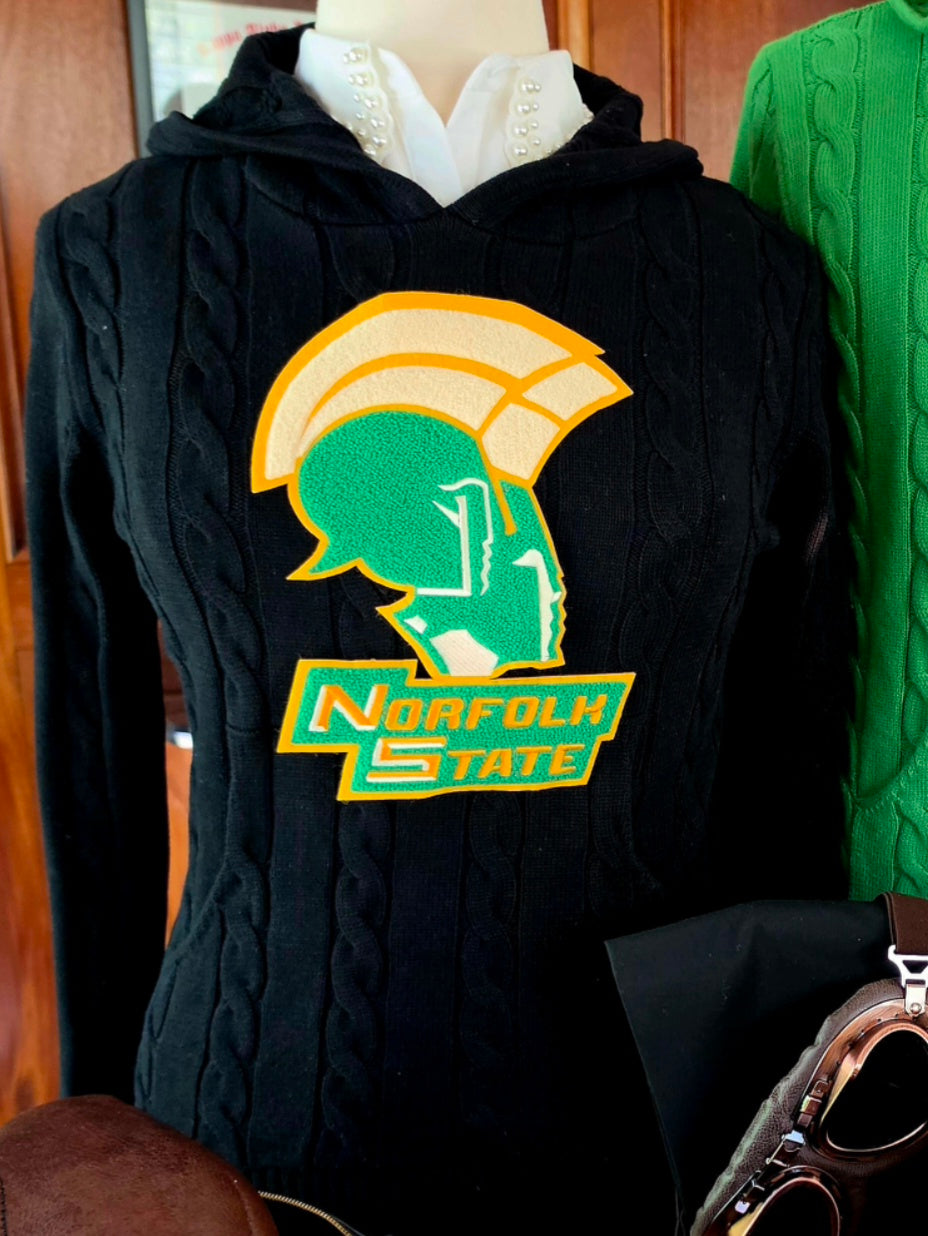 NSU Hoodie (Green or Black)