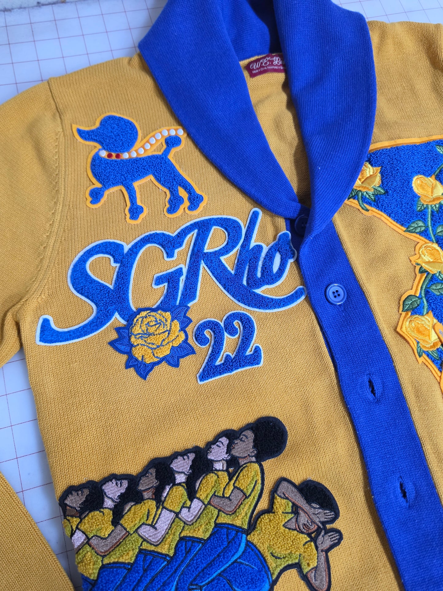 Rhoyal Patchwork Cardigan