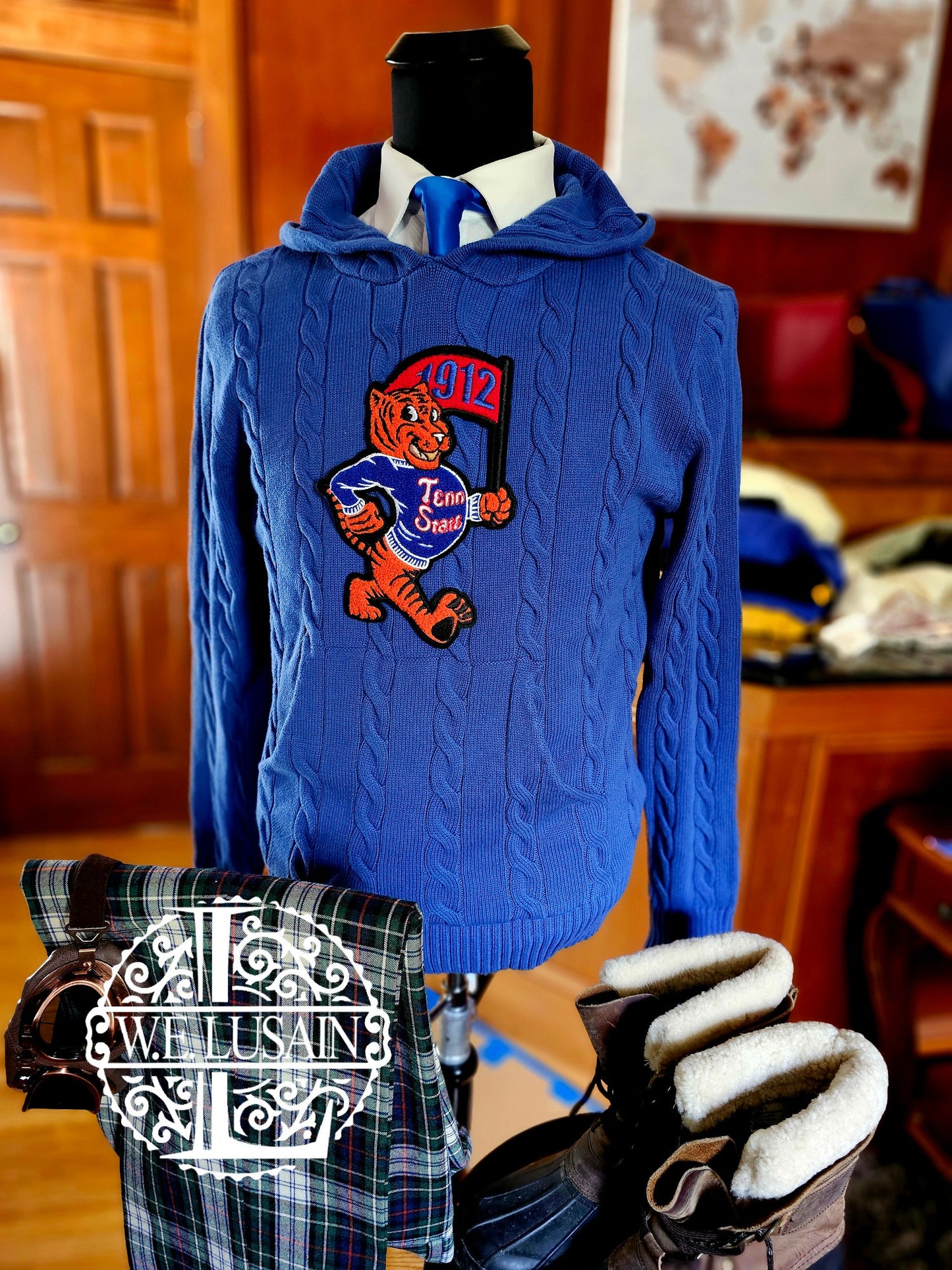 TSU Blue Hoodie - 5 Design Options
