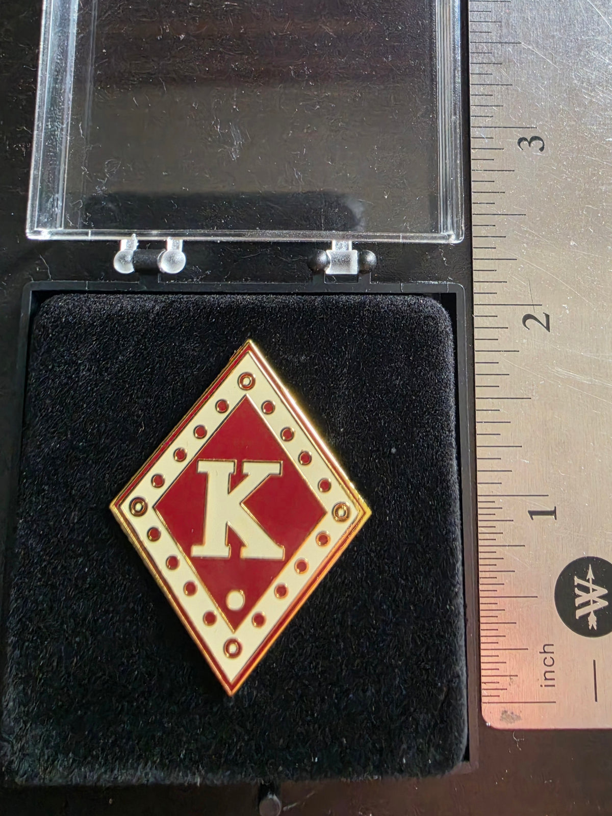 1.5" Diamond Lapel Pin