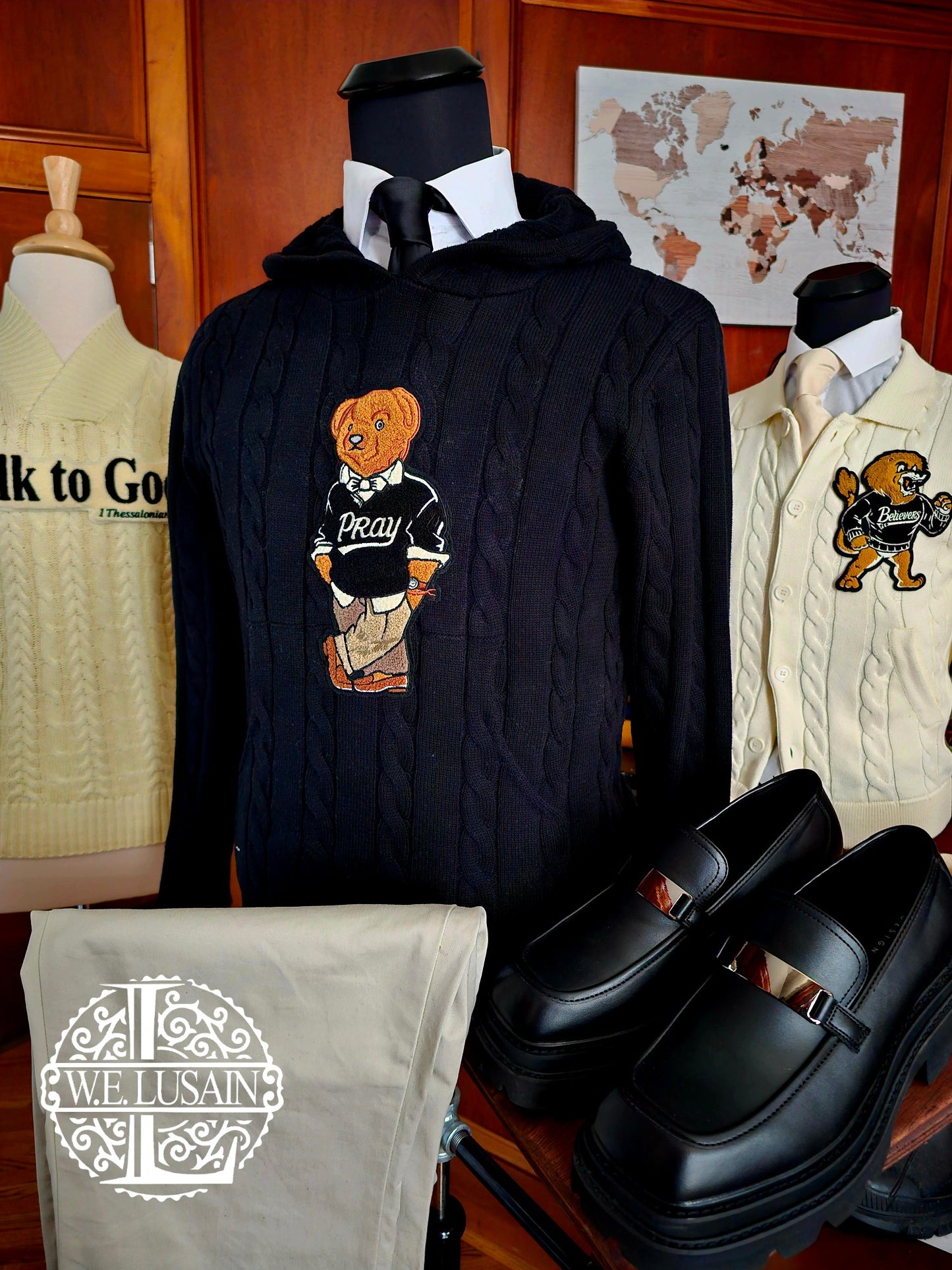 Prayer Bear (Hoodie or Tshirt)