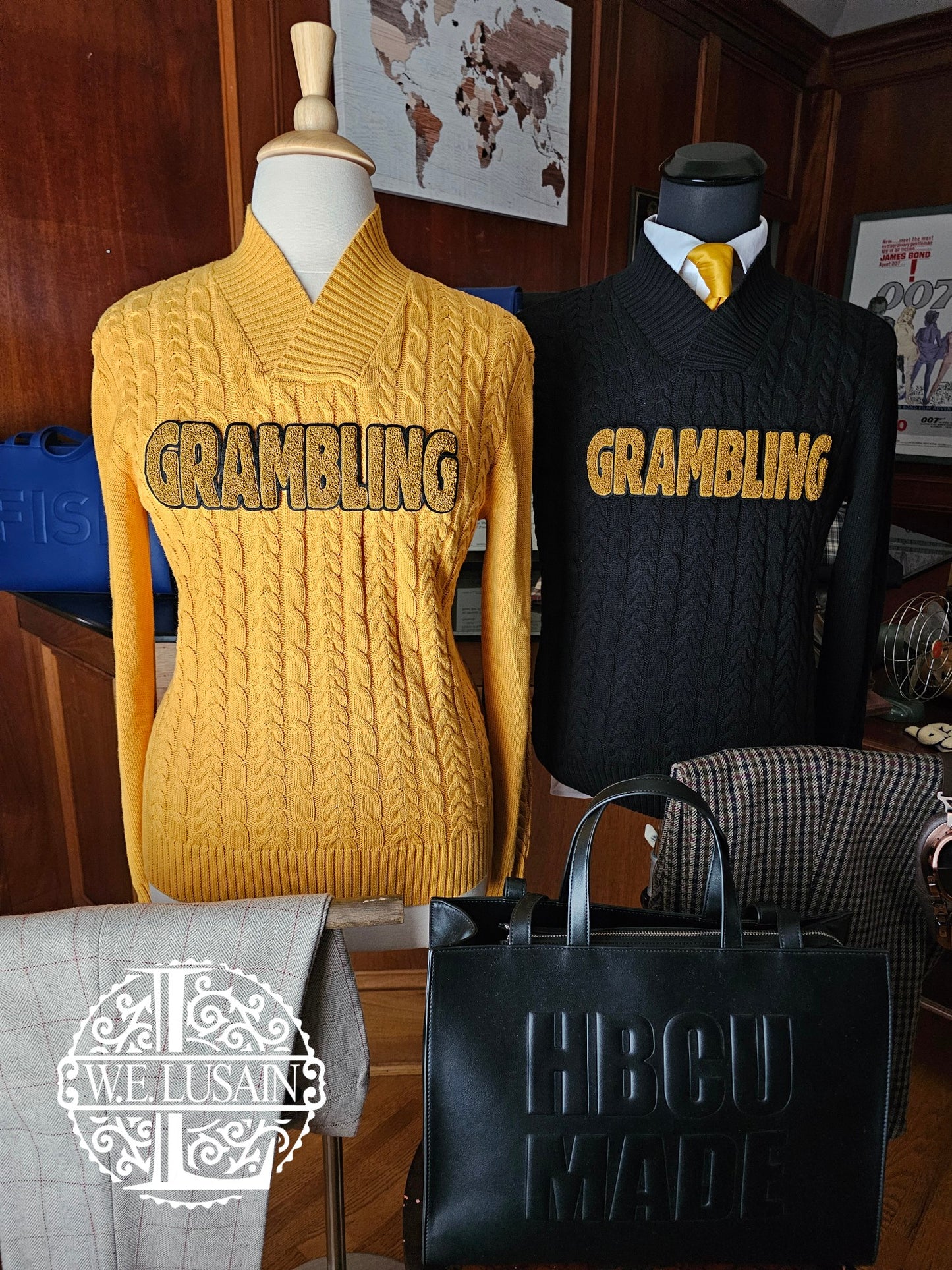 Grambling Vneck (Unisex)