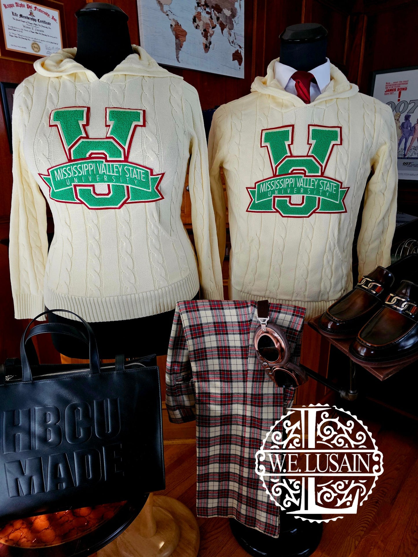 MVSU Cable Hoodie (Unisex)