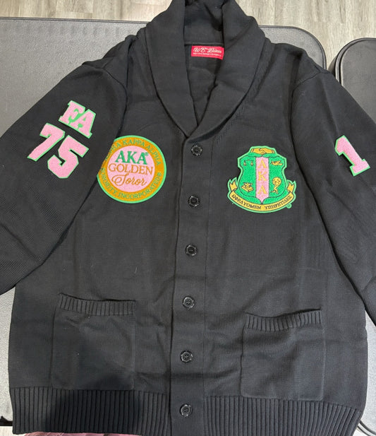 Pi Fall 75 Black Cardigan