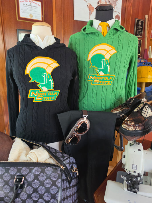 NSU Hoodie (Green or Black)
