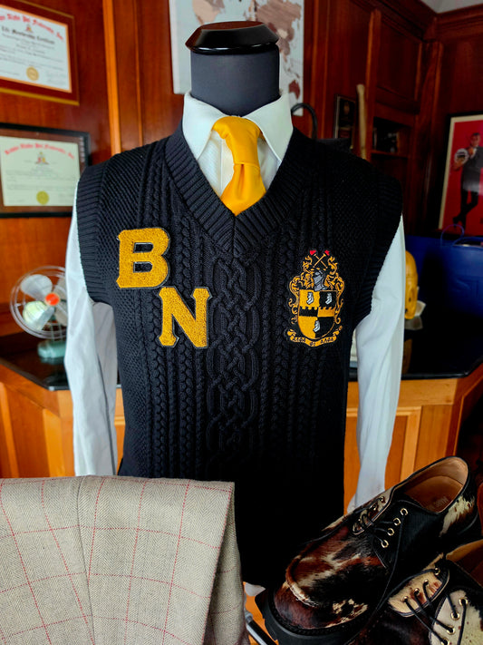 Alpha Chapter Vest - Black