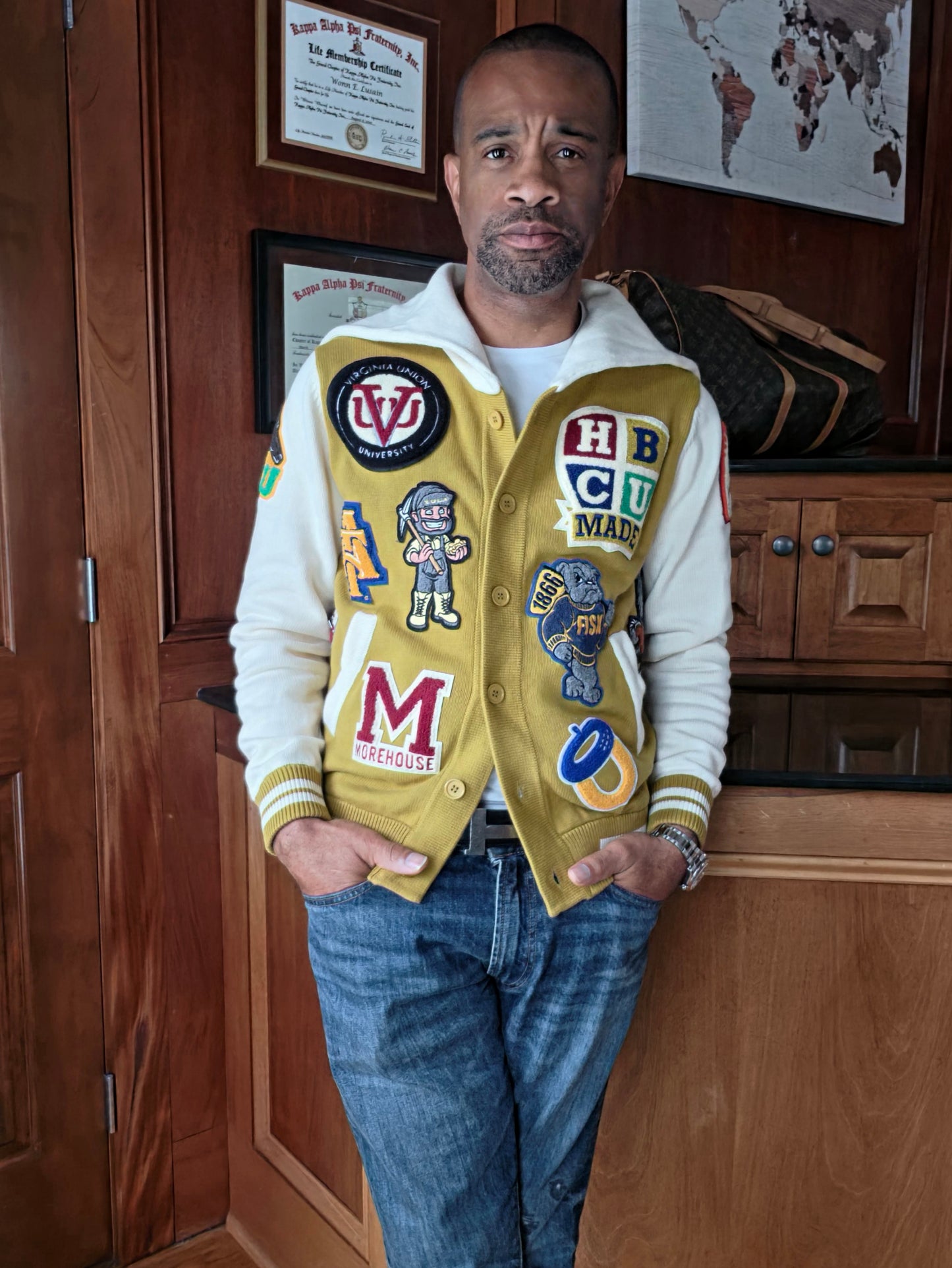HBCU Patchwork Sweater (Unisex)