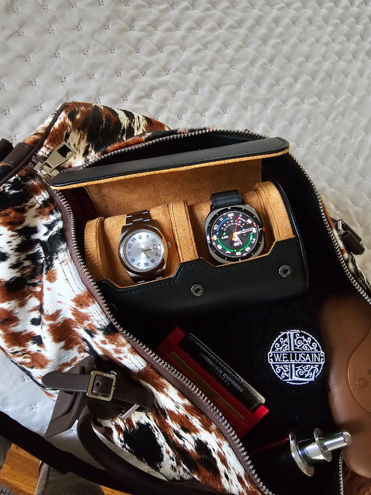 Double Watch Travel Case