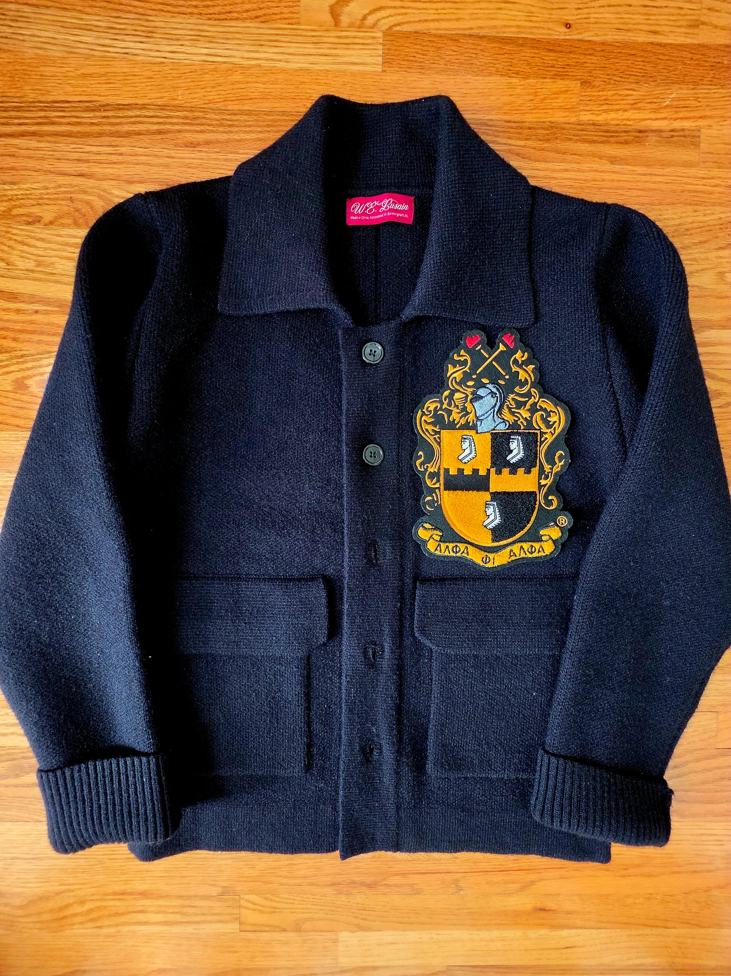 Alpha Black Winter Knit Jacket - Shield