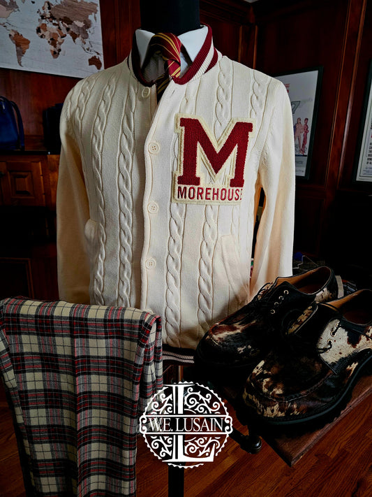 Morehouse Varsity Sweater (Cream)