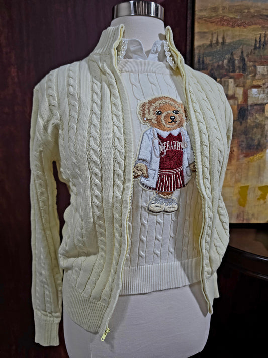 Meharry Bear Cream Sleeveless