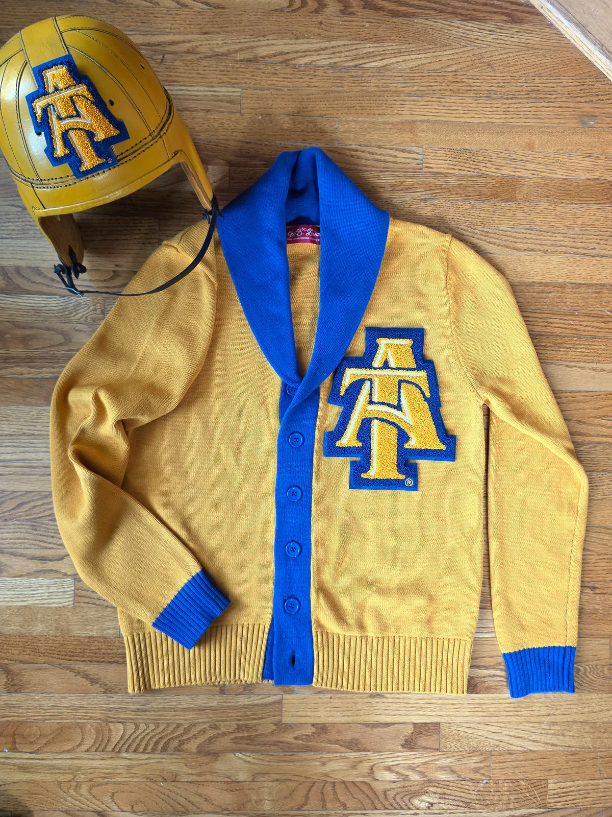 NCAT Cardigan (Gold) Unisex (Front Emblem Only)