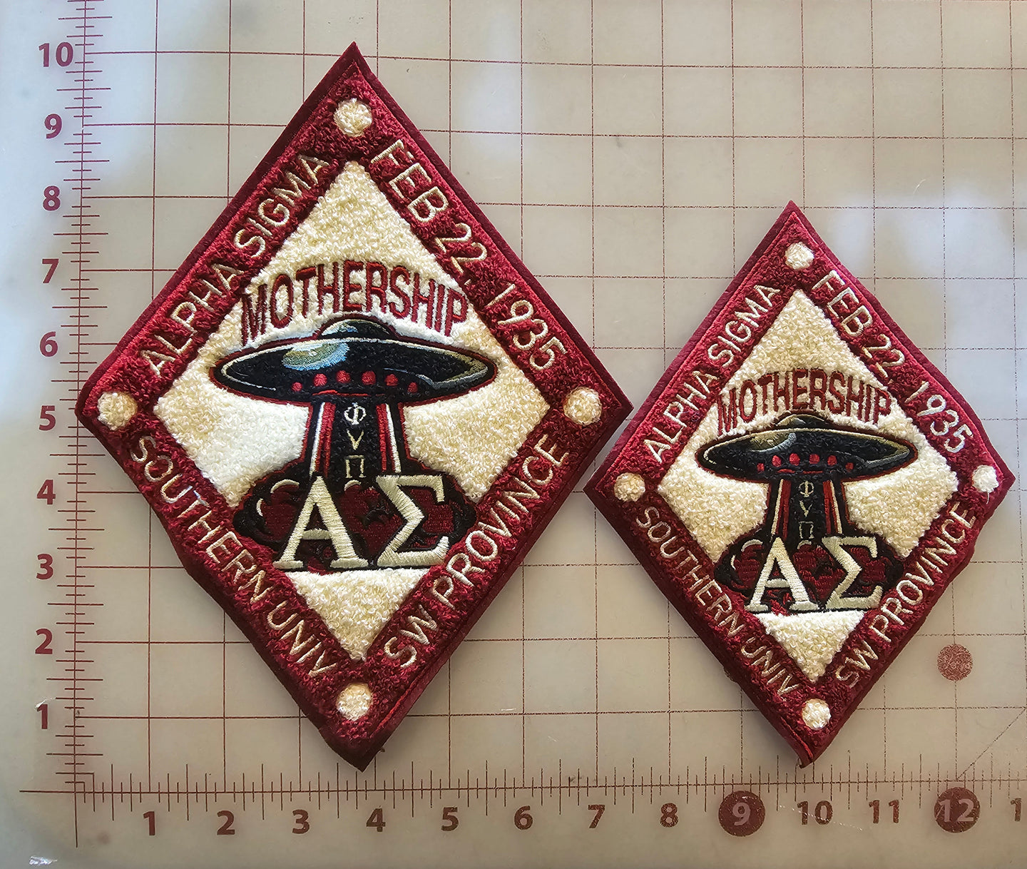 Alpha Sigma Patch Set