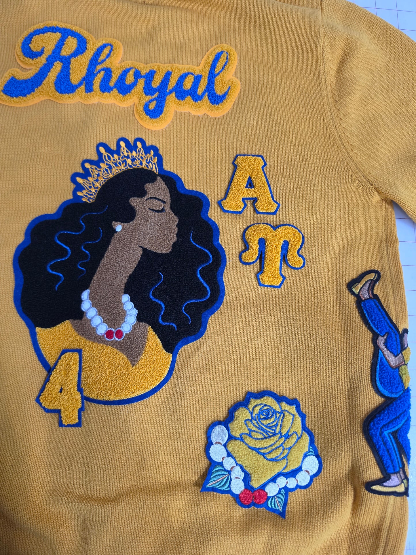 Rhoyal Patchwork Cardigan
