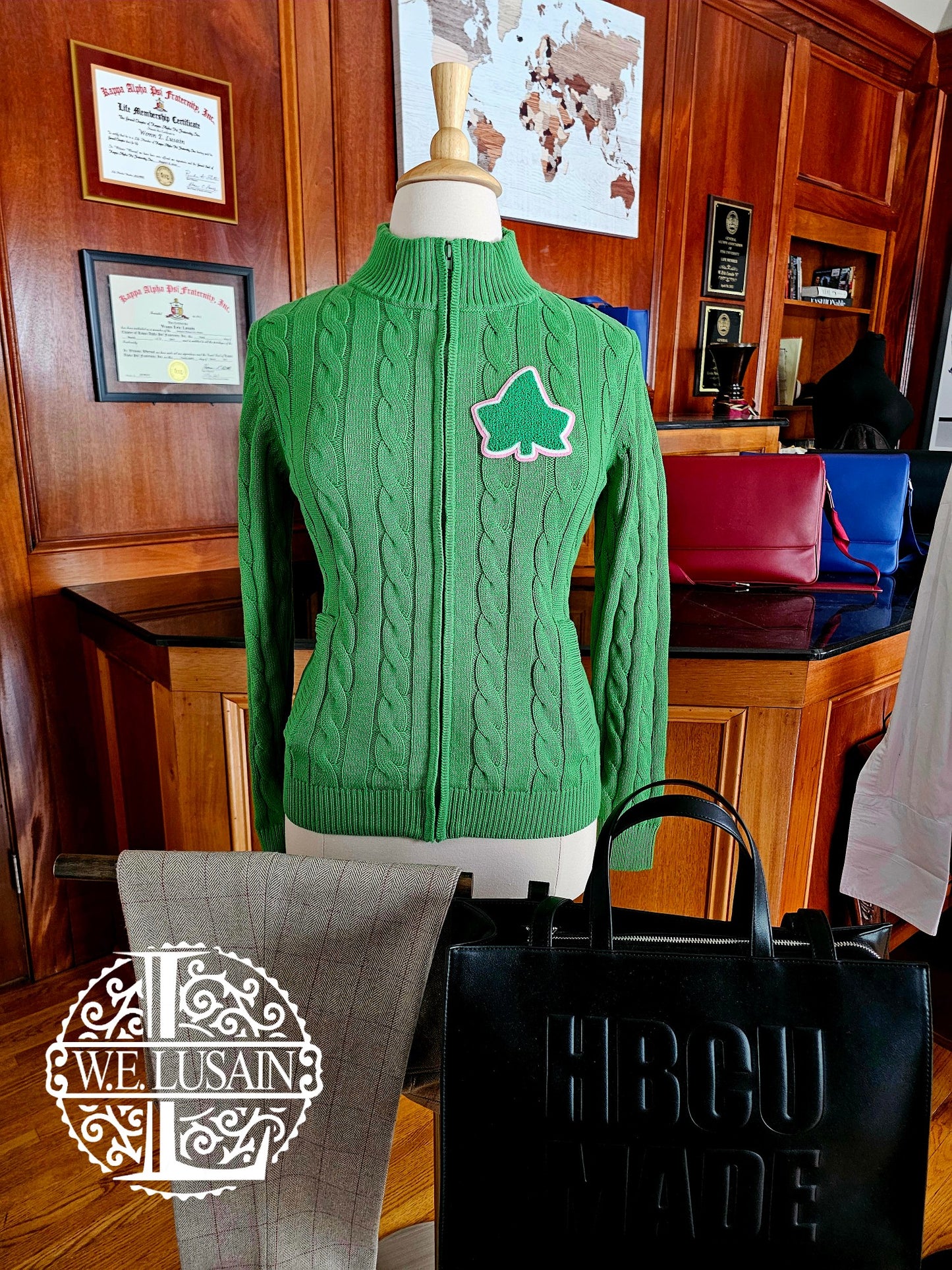 Green Full Zip (Womens)