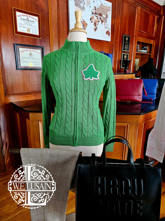 Green Full Zip (Womens)