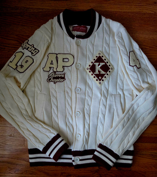 Cream Varsity (Personalized)