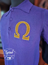 Load image into Gallery viewer, Ω Purple Polo