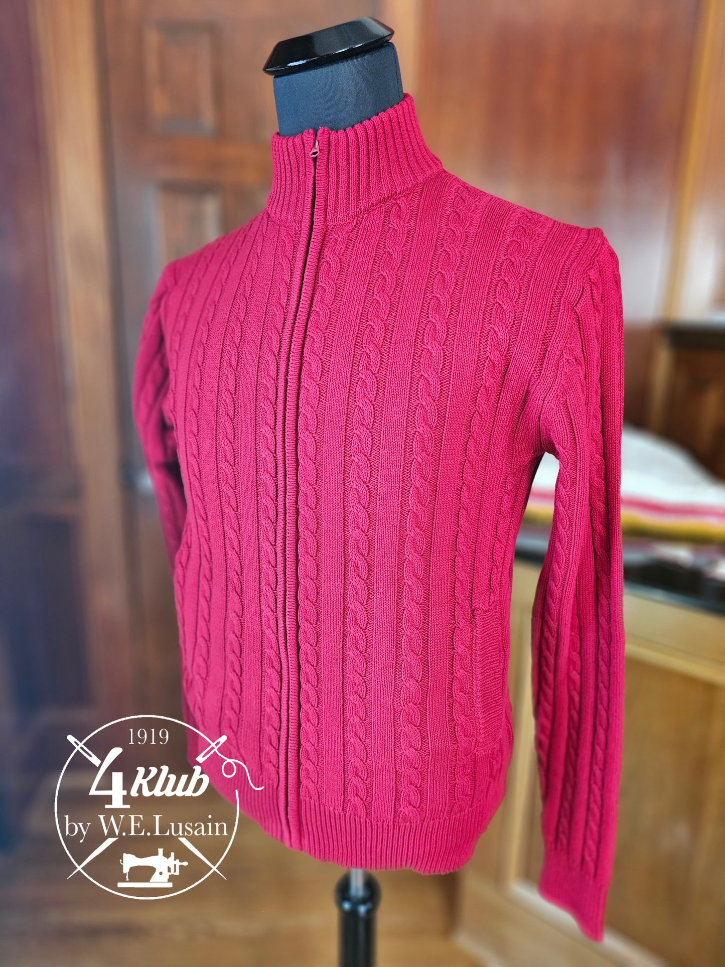 Unisex Cable Knit Full Zip (5 Colors)