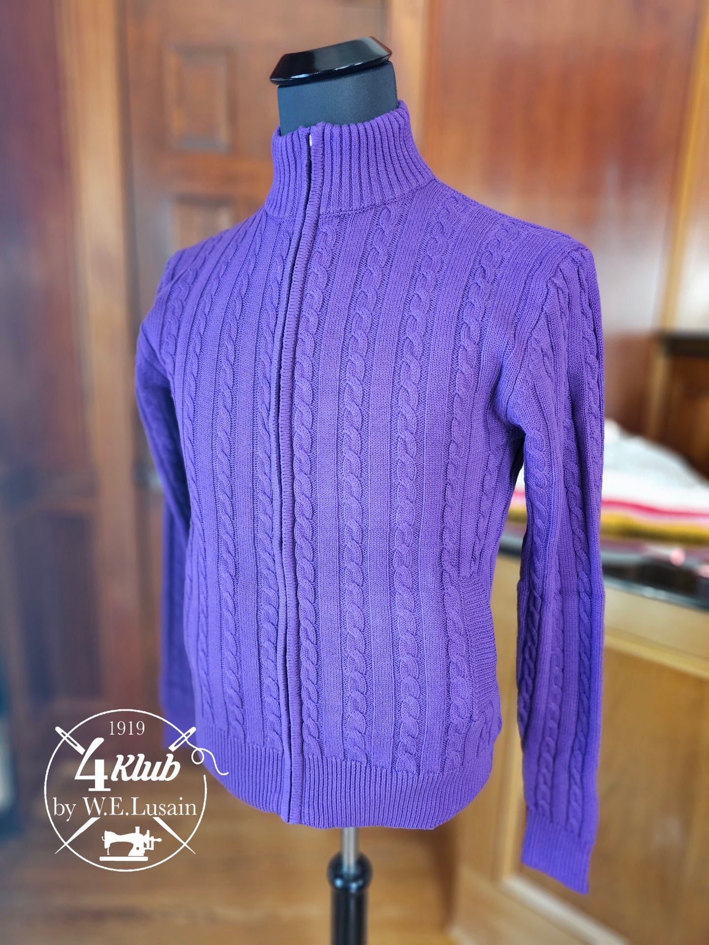 Unisex Cable Knit Full Zip (5 Colors)