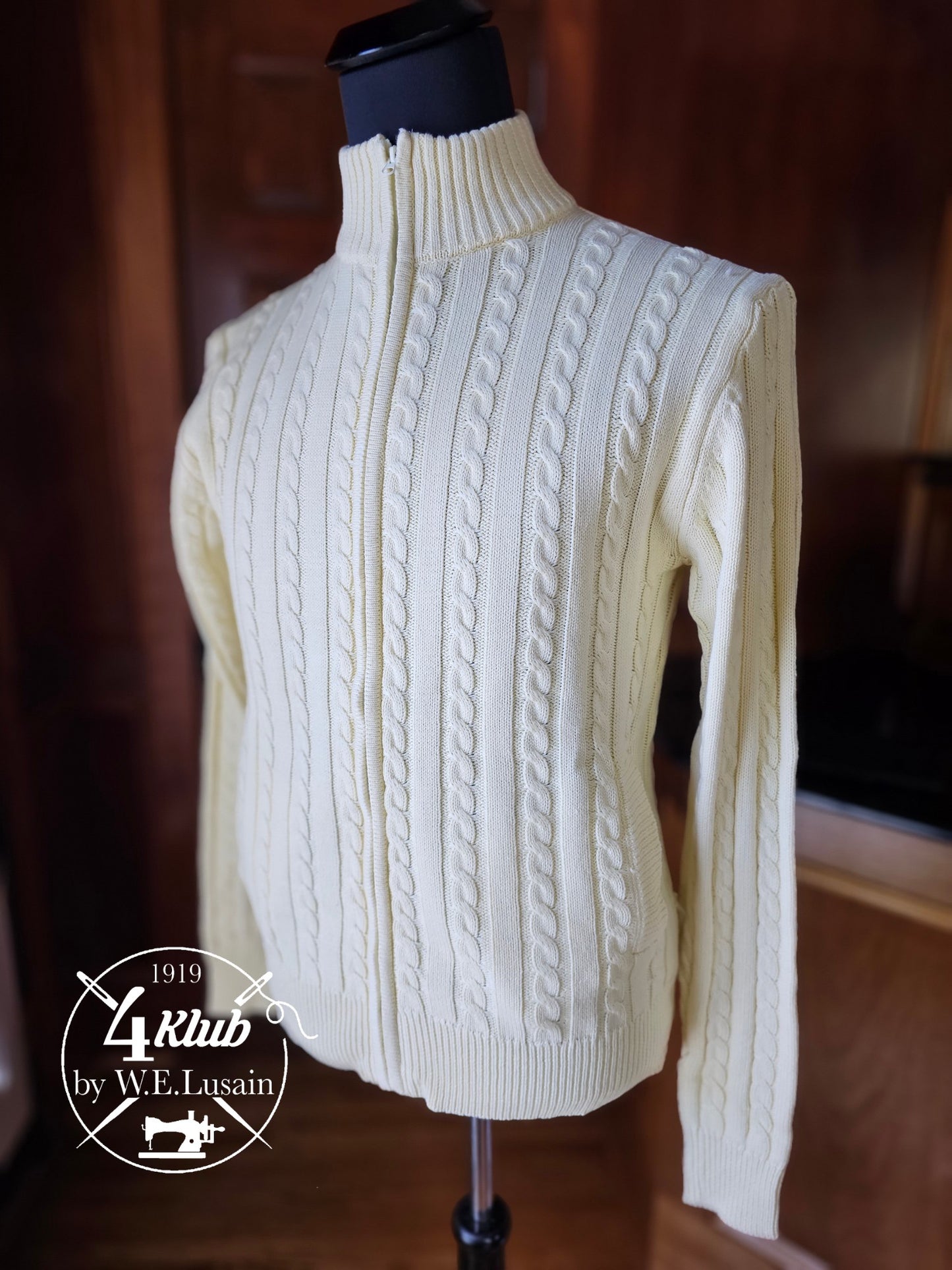 Unisex Cable Knit Full Zip (5 Colors)