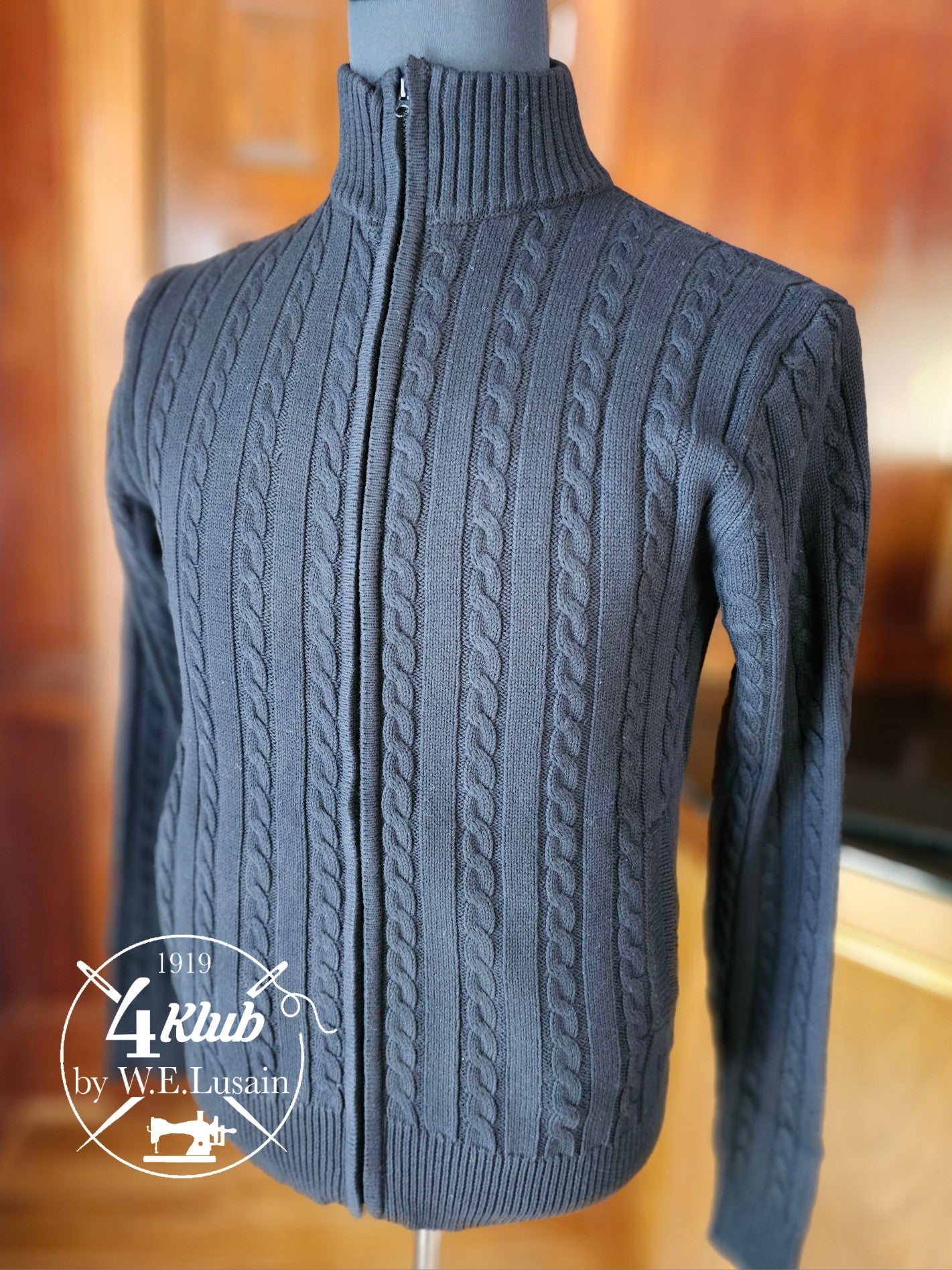 Unisex Cable Knit Full Zip (5 Colors)