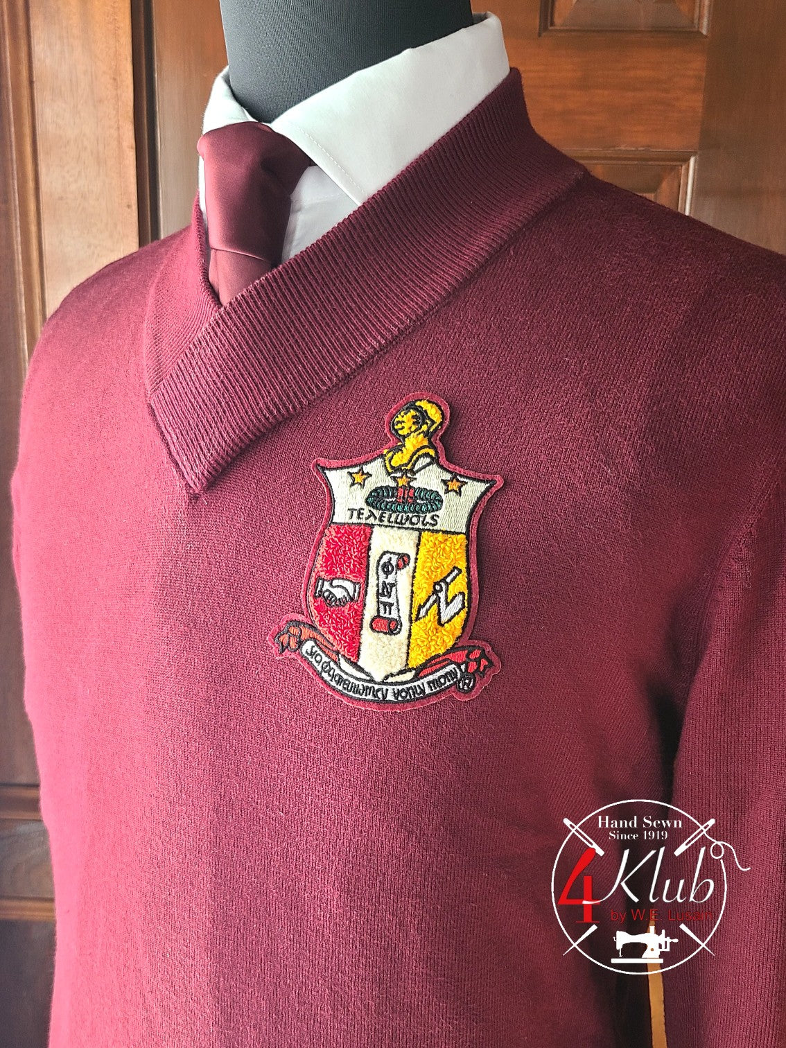 Maroon Crimson Tie